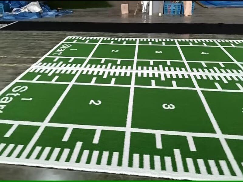 textura de relva de ginásio sem enchimento de alta densidade